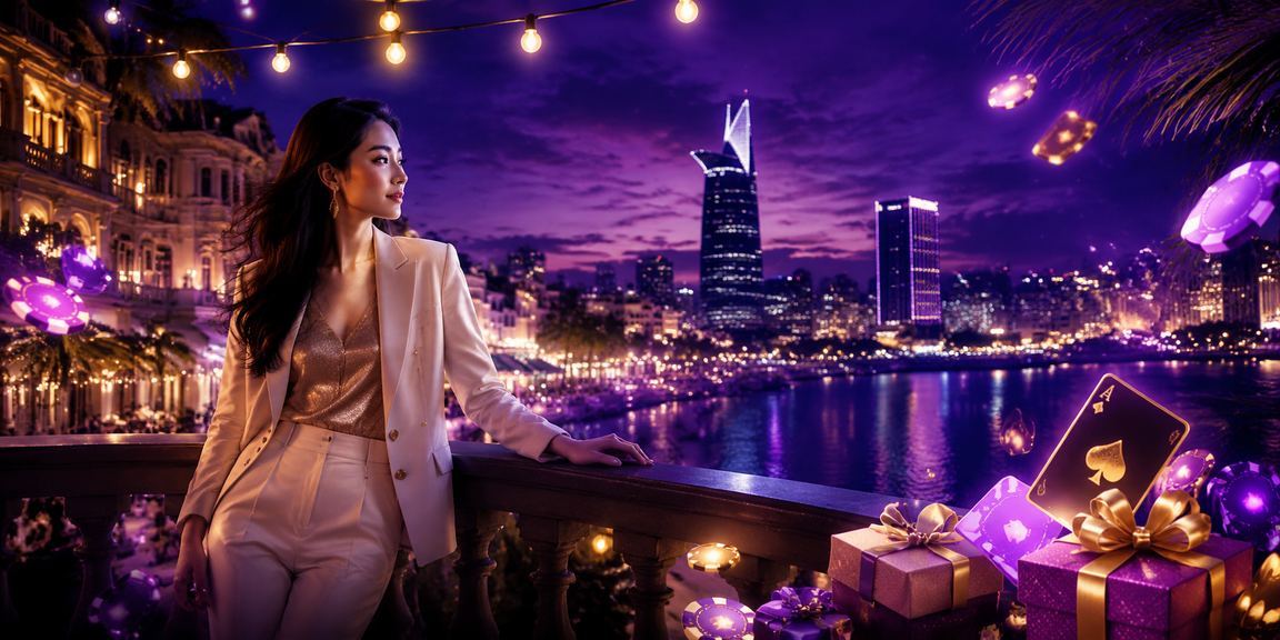 Người chơi đang đọc trang FAQ trên thiết bị tại bãi biển Hồ Chí Minh