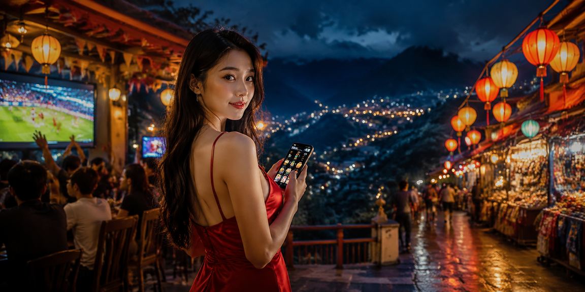 Người dùng đăng ký tài khoản nhận thưởng tại chợ đêm Sapa qua điện thoại